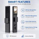 Outdoor Waterproof Face Recognition Video Smart Lock photo 3