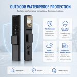 Outdoor Waterproof Face Recognition Video Smart Lock photo 6